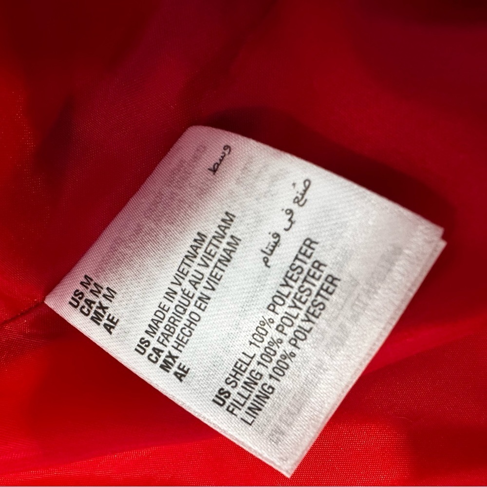 EUC Karen Scott Sport SzM Red black Tartan plaid quilted puffer Full Zip Vest - Picture 11 of 12